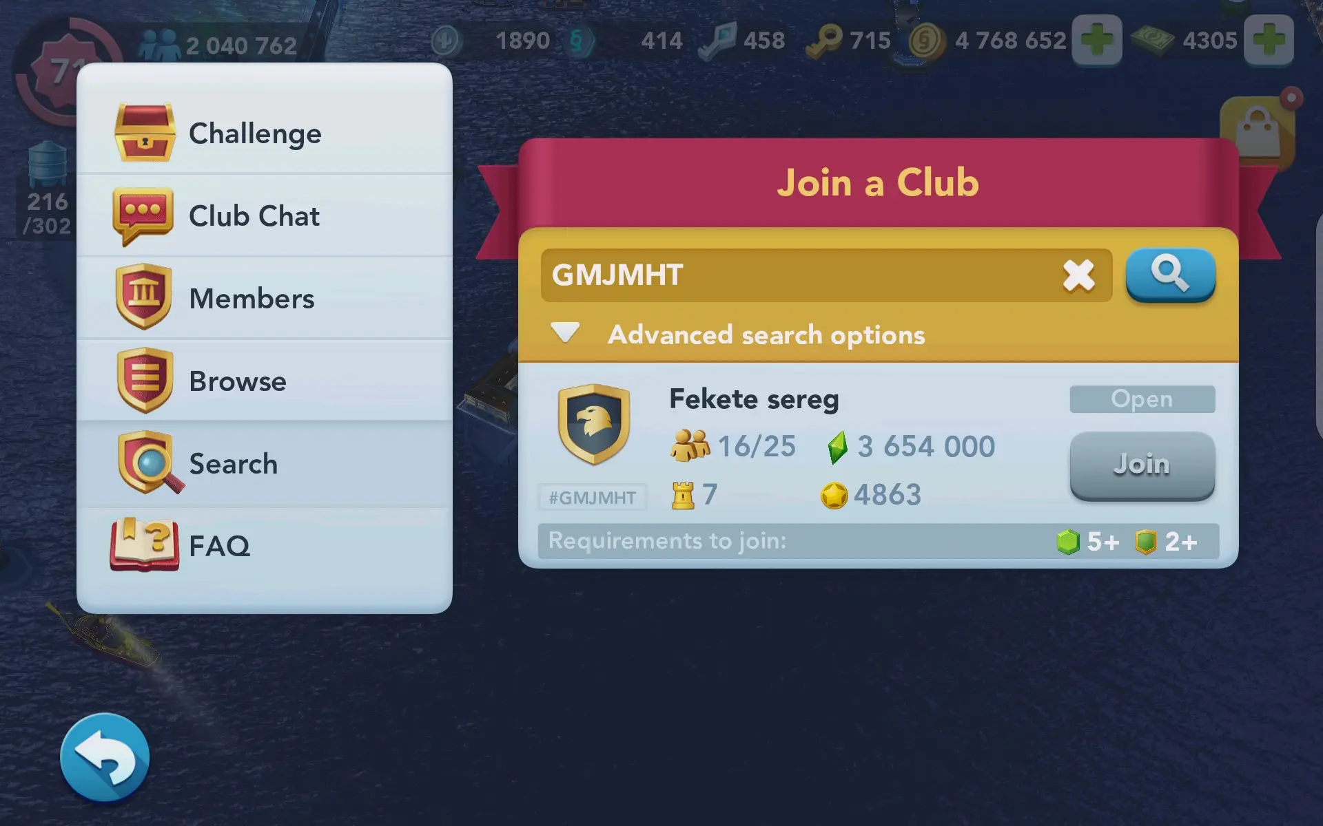 Keresd a Fekete sereget: GMJMHT